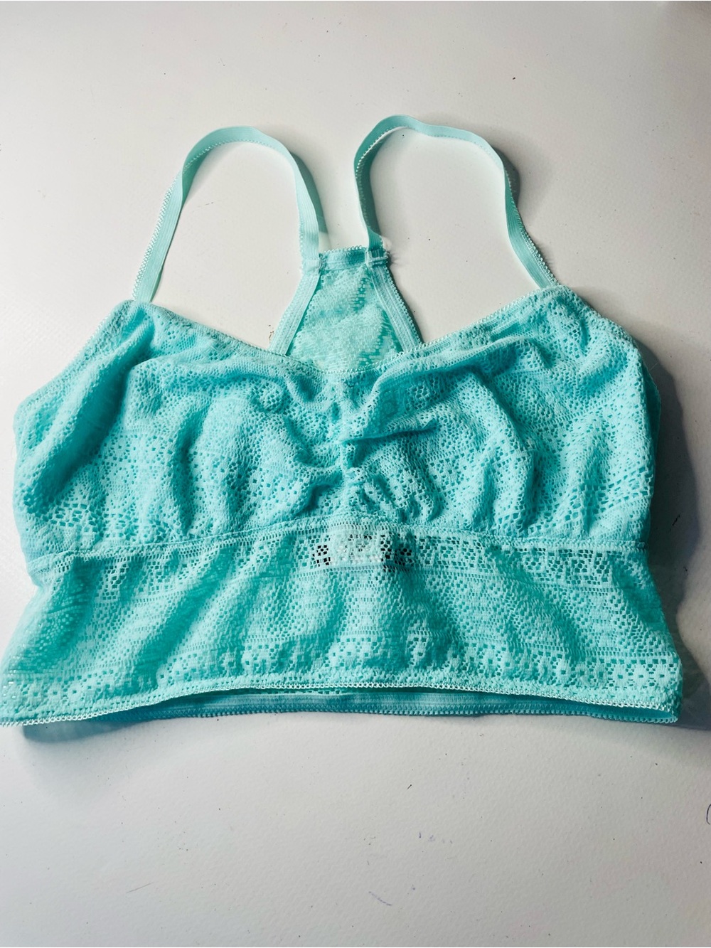Maurices Lace Bralette in Aqua Mint Size M